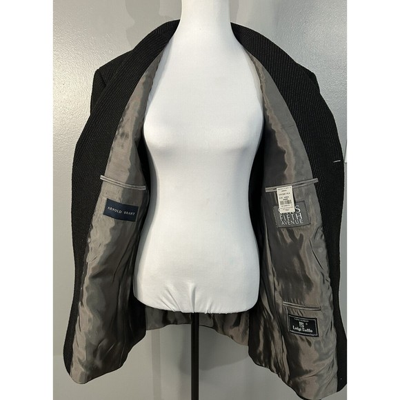 Arnold Brant Mens 3 Button Wool Sport Coat Lined Suit Jacket 40R Blazer EUC - Picture 4 of 9